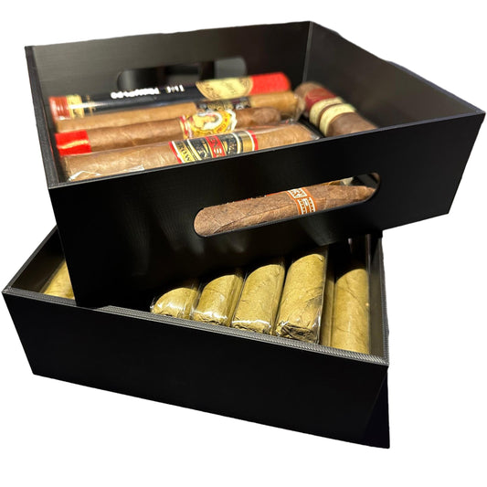 Trays for Tupperdor & Coolidors – Sistema 7L Storage Container – Custom Cigar Storage for DIY Humidors