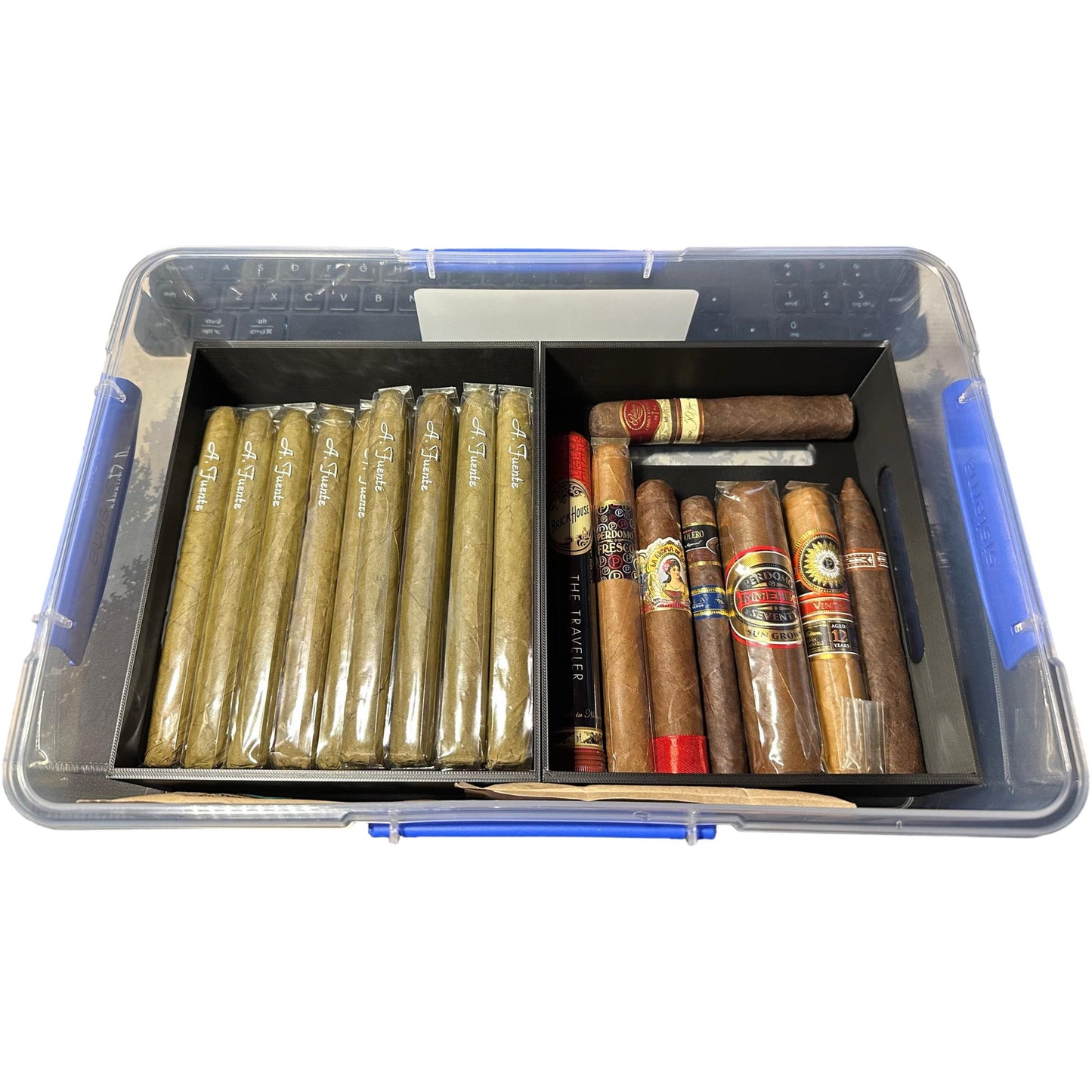 Trays for Tupperdor & Coolidors – Sistema 7L Storage Container – Custom Cigar Storage for DIY Humidors