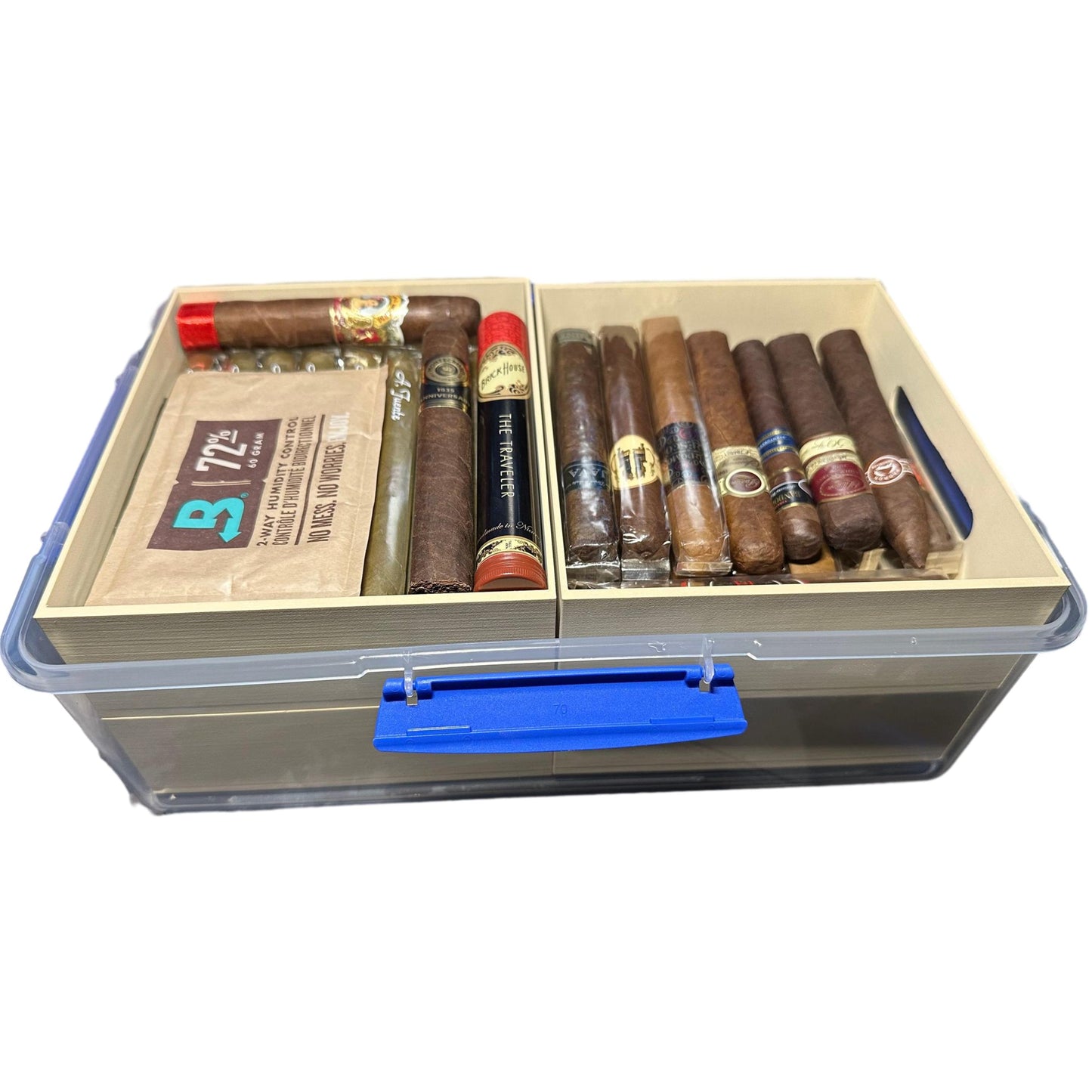 Wood Trays for Tupperdor & Coolidors β Sistema 7L Storage Container β Custom Cigar Storage for DIY Humidors