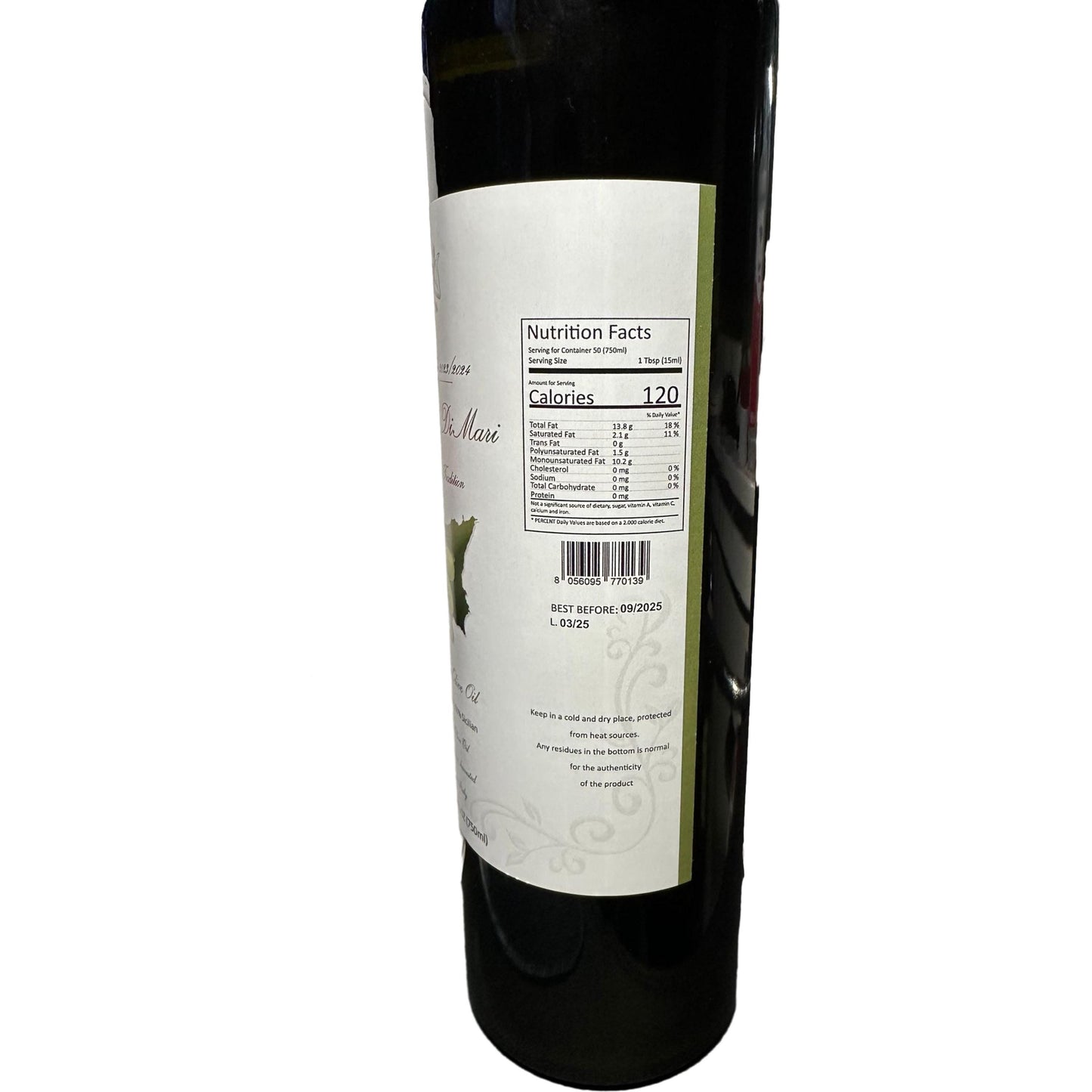 L'Ogghio DiMari 100% Pure, Organic, Cold-Pressed Extra Virgin Olive Oil – A Taste of Tradition