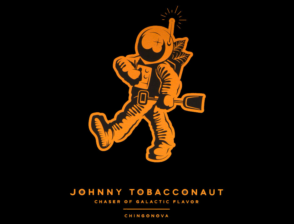 3D Printed Johnny Tobacconaut Logo